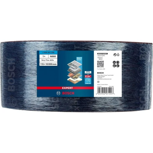 Шлифовальный лист в рулоне из нетканого материала Bosch Expert N880 A (115 мм x 10 м) (2608901230)