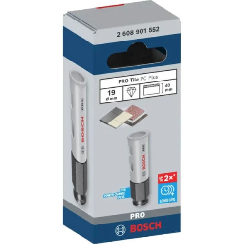 Алмазна коронка Bosch PRO Tile PC Plus 19x40 мм (2608901552)