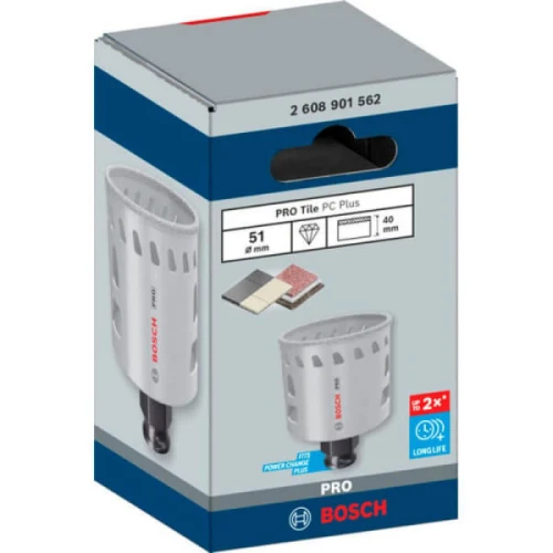 Алмазна коронка Bosch PRO Tile PC Plus 51x40 мм (2608901562)