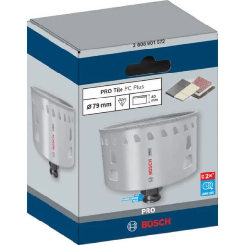 Алмазна коронка Bosch PRO Tile PC Plus 79x40 мм (2608901572)