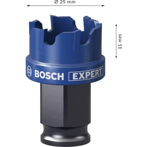Коронка з центрувальним свердлом Bosch Expert Sheet Metal Power Change Plus 25x5 мм (2608901955)