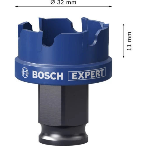 Коронка з центрувальним свердлом Bosch Expert Sheet Metal Power Change Plus 32x5 мм (2608901958)