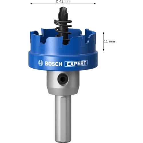 Коронка з центрувальним свердлом і хвостовиком Bosch Expert Sheet Metal arbored 42x5 мм (2608901998)