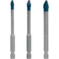 Набор сверл по керамике Bosch Expert HEX-9 Hard Ceramic (3 шт.) (2608902312)