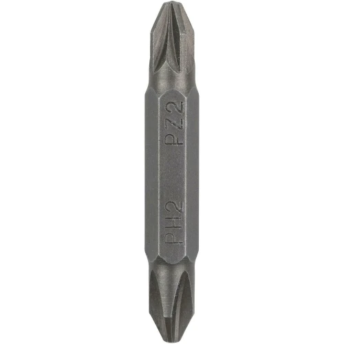 Двусторонняя бита Bosch Standard PH2 - PZ2 HEX 1/4 x 45 мм (1 шт.) (2609255955)