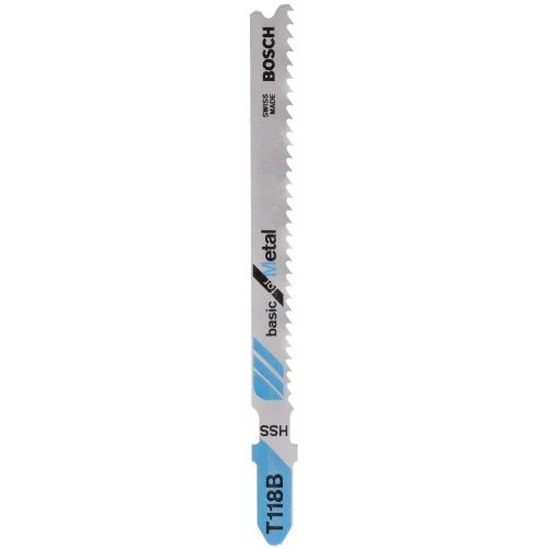 Полотно пильное по металлу Bosch Basic for Metal HSS T 118 B 1.9x2.3x91 мм (2 шт.) (2609256730)