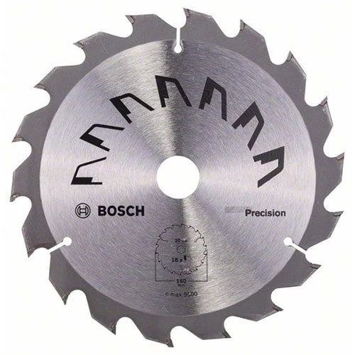 Диск пиляльний по дереву Bosch 160x20/16x18Т PRECISION (2609256855)