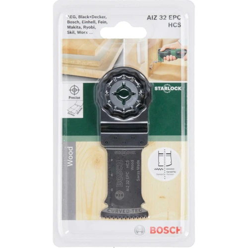 Пильное погружное полотно Bosch Starlock HCS AIZ 32 EPC Wood 32x50 мм (2609256947)
