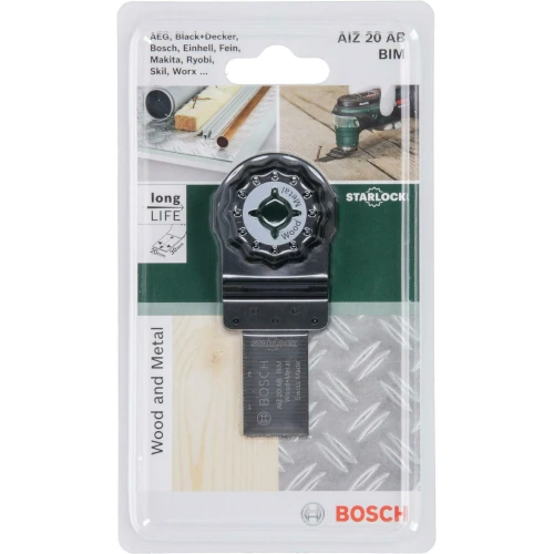 Пильное погружное полотно Bosch Starlock BIM AIZ 20 AB Wood and Metal 20x30 мм (2609256950)