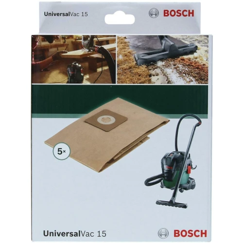 Фільтр-мішок для будівельного пилососа Bosch UniversalVac 15 (5 шт.) (2609256F32)