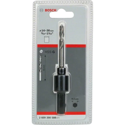 Шестигранный адаптер для коронок Bosch 1/2ʺ - 20 UNF 14 - 30 мм (2609390588)