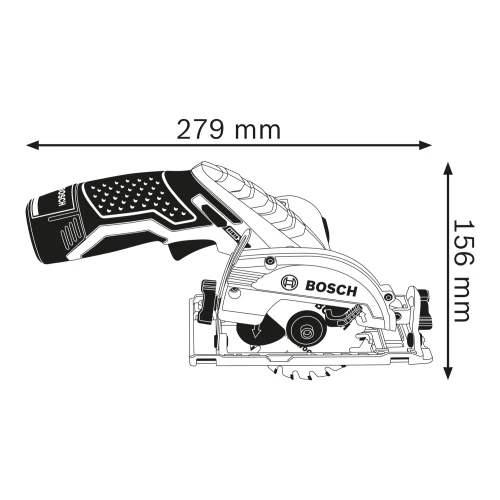 Акумуляторна циркулярна пилка Bosch GKS 12V-26 (06016A1001)