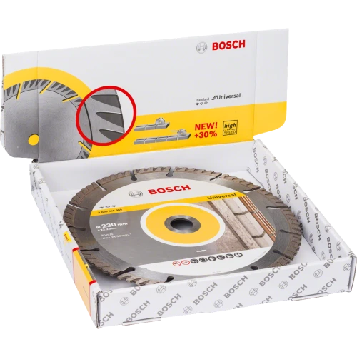 Алмазний відрізний диск Bosch Standard for Universal 230x22,23 (упаковка 10 шт) (2608615066)