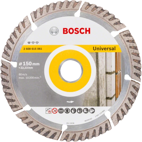 Алмазний відрізний диск Bosch Standard for Universal 150x22,23 (2608615061)