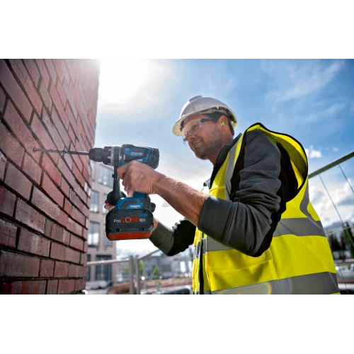 Акумуляторний ударний дриль-шурупокрут Bosch GSB 18V-150 C (06019J5101)