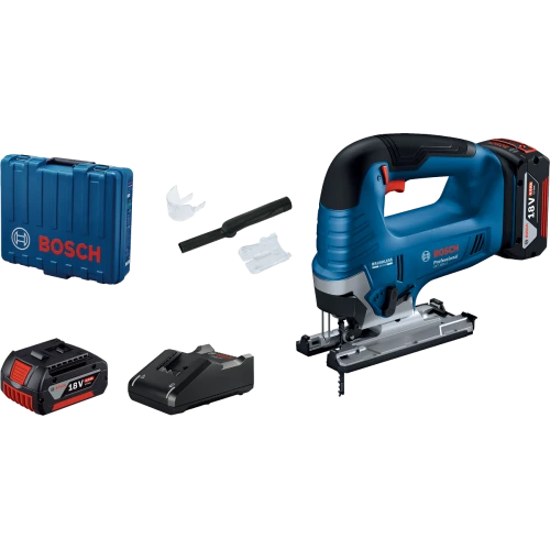 Акумуляторний лобзик Bosch GST 185-LI, 2 x GBA 18V 4.0Ah,  GAL 18V-40, кейс (06015B3024) 