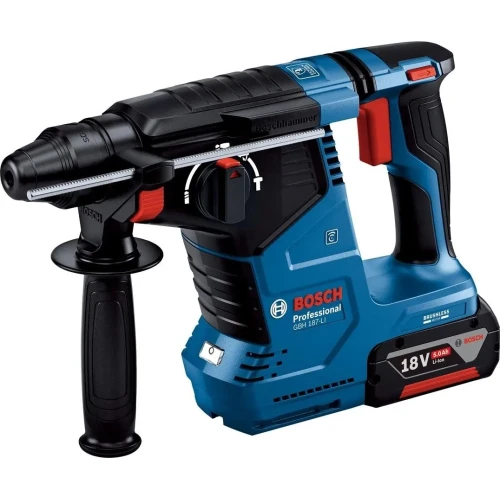 Аккумуляторный перфоратор Bosch GBH 187-LI Professional + 2 АКБ и ЗУ + Кейс (0611923021)