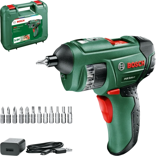 Акумуляторний шурупокрут Bosch PSR Select  Micro USB (603977021)