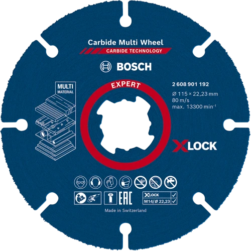Отрезной круг Bosch X-LOCK Carbide 115x22.23mm (2608901192)