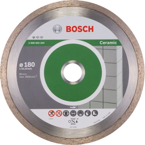 Алмазний диск Bosch Standard for Ceramic 180-22,23 (2608602204)