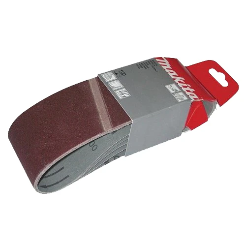 Шлифовальная лента Makita P80 76x457 мм (5 шт.) (P-37116)