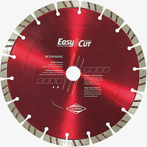 Диск алмазний турбо-сегмент CEDIMA Beton Basic 400x25.4x10 мм (50006885)