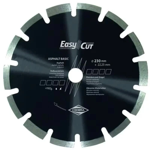 Диск алмазний сегментний CEDIMA Easy-Cut Asphalt Basic 230x22.23x10 мм (50006985)