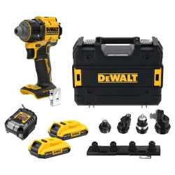 Акумуляторний дриль-шурупокрут DeWALT DCD803D2T з комплектом насадок + 2 АКБ і ЗП (DCD803D2T)