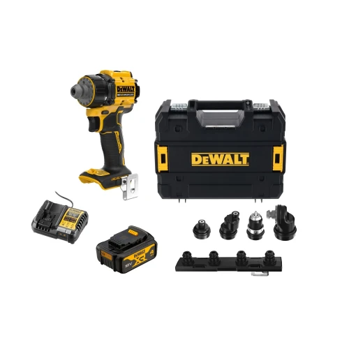 Аккумуляторный дрель-шуруповерт DeWALT DCD803M1T с комплектом насадок + 1 АКБ и ЗУ (DCD803M1T)