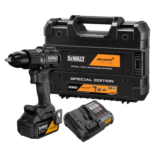 Ударний дриль-шуруповерт McLaren F1 TEAM SPECIAL EDITION DeWALT DCD86MP1T (АКБ та ЗП) (DCD86MP1T)