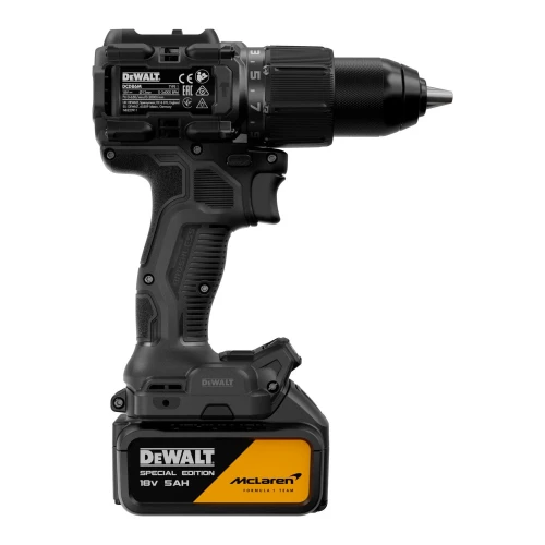 Дрель-шуруповёрт ударная McLaren F1 TEAM SPECIAL EDITION DeWALT DCD86MP2T (АКБ и ЗУ) (DCD86MP2T)