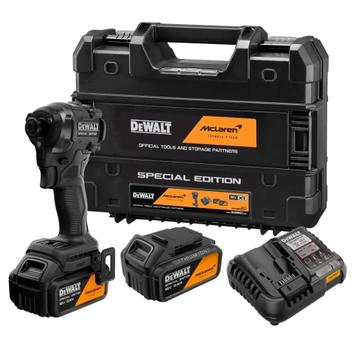 Ударний безщітковий шуруповерт McLaren F1 TEAM SPECIAL EDITION DeWALT DCF86MP2T (АКБ і ЗП) (DCF86MP2T)