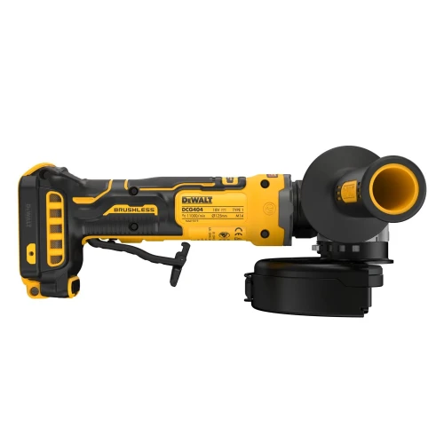 Кутова акумуляторна безщіткова шліфувальна машина DeWALT DCG404NT (без АКБ і ЗП) (DCG404NT)