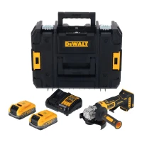 Кутова акумуляторна безщіткова шліфувальна машина DeWALT DCG404S2T (АКБ і ЗП) (DCG404S2T)