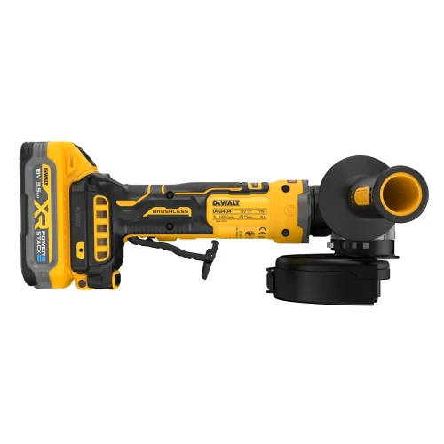Кутова акумуляторна безщіткова шліфувальна машина DeWALT DCG404S2T (АКБ і ЗП) (DCG404S2T)