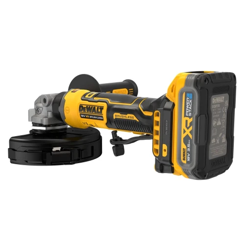 Кутова акумуляторна безщіткова шліфувальна машина DeWALT DCG404S2T (АКБ і ЗП) (DCG404S2T)