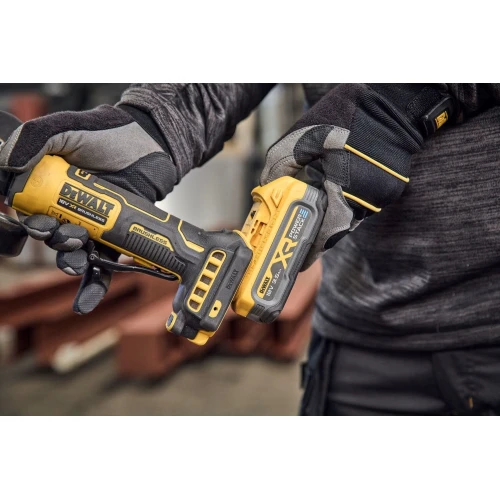 Кутова акумуляторна безщіткова шліфувальна машина DeWALT DCG404S2T (АКБ і ЗП) (DCG404S2T)