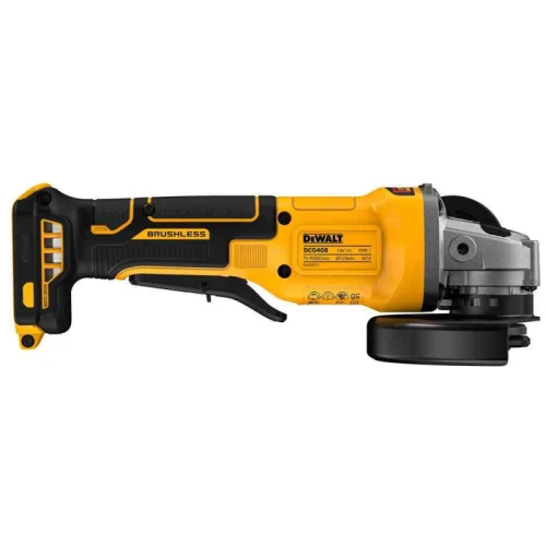 Шліфувальна машина кутова акумуляторна безщіткова DeWALT DCG408N (без АКБ та ЗП) (DCG408N)