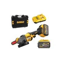 Шліфувальна машина кутова акумуляторна безщіткова DeWALT DCG418SHDX2 (АКБ і ЗП) (DCG418SHDX2)