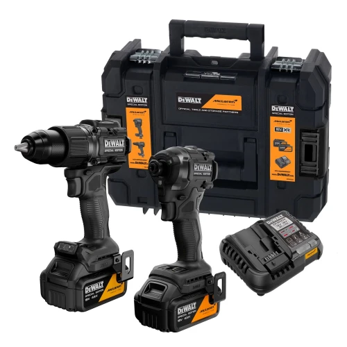 Набір із двох акумуляторних безщіткових інструментів McLaren F1 TEAM SPECIAL EDITION DeWALT DCK2222MM2T (АКБ і ЗП) (DCK2222MM2T)