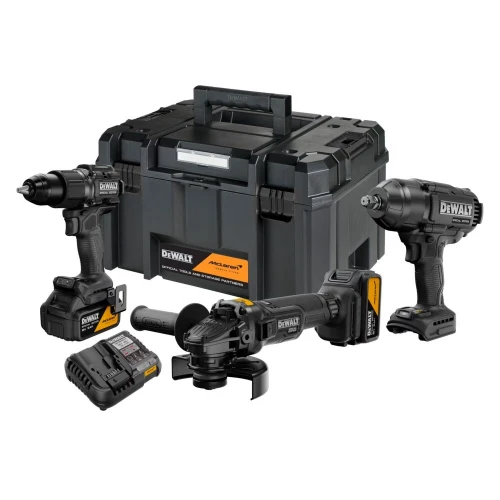 Набір із трьох акумуляторних безщіткових інструментів McLaren F1 TEAM SPECIAL EDITION DeWALT DCK3222MP2T (АКБ і ЗП) (DCK3222MP2T)