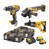 Набор из трех инструментов аккумуляторных бесщеточных McLaren F1 TEAM SPECIAL EDITION DeWALT DCK327P2T (АКБ и ЗУ) (DCK327P2T)