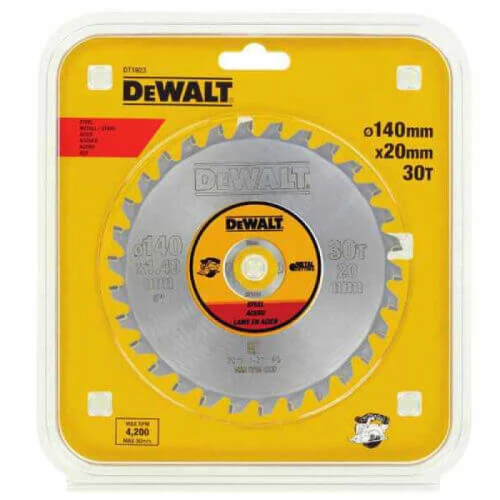 Диск пильний DeWALT METAL CUTTING 140x20x30T (DT1923)