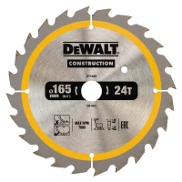 Пильний диск по дереву DeWALT СONSTRUCTION 165x20x24T (DT1949)