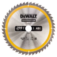 Пильний диск по дереву DeWALT СONSTRUCTION 250x30x48T (DT1957)