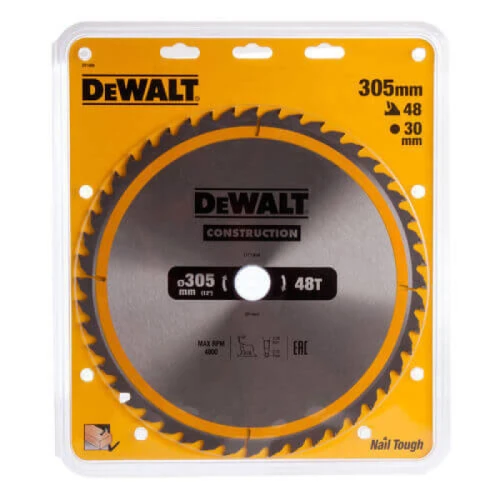Пильний диск по дереву DeWALT СONSTRUCTION 305x30x48T (DT1959)