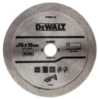 Диск алмазний суцільний DeWALT 76x10.0x1.0 мм (DT20591)