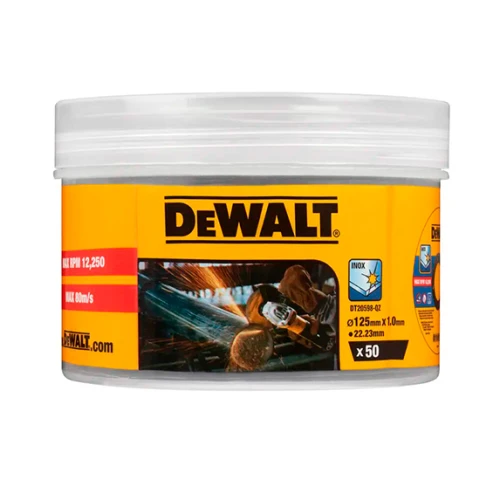 Круг відрізний DeWALT FASTCUT 22.23x125 мм (50 шт.) (DT20598)