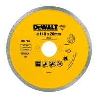 Диск алмазний суцільний DeWALT 110x20.0x1.6 мм (DT3714)