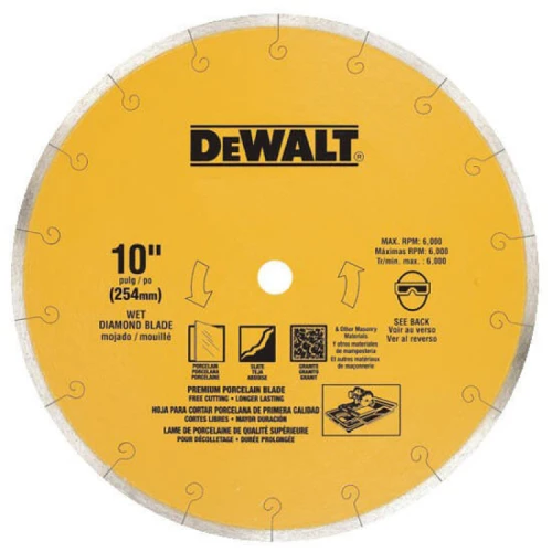 Диск алмазний суцільний DeWALT 250x25.4x1.6 мм (1 шт.) (DT3734)
